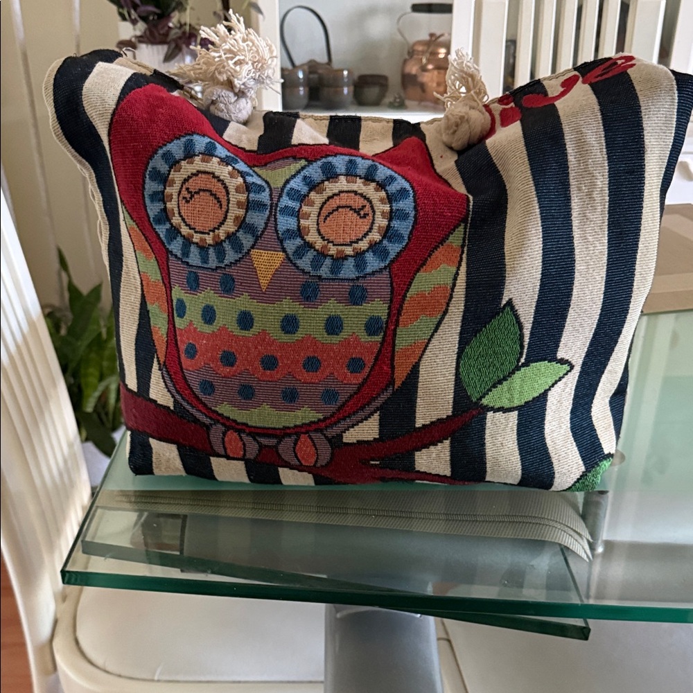 Neutral Canvas Rope-Handle Tote Bag